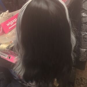 Black and White Hair Wig